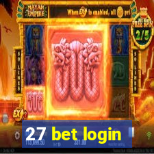 27 bet login